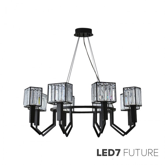 Ritz - Asterism Black Chandelier